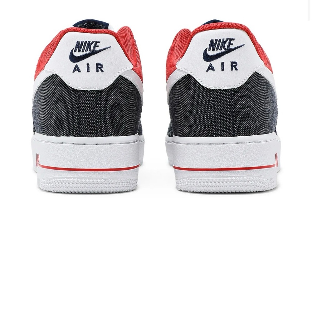Nike Air Force 1 '07 LX 'White Red Denim' - Picture 4 of 12